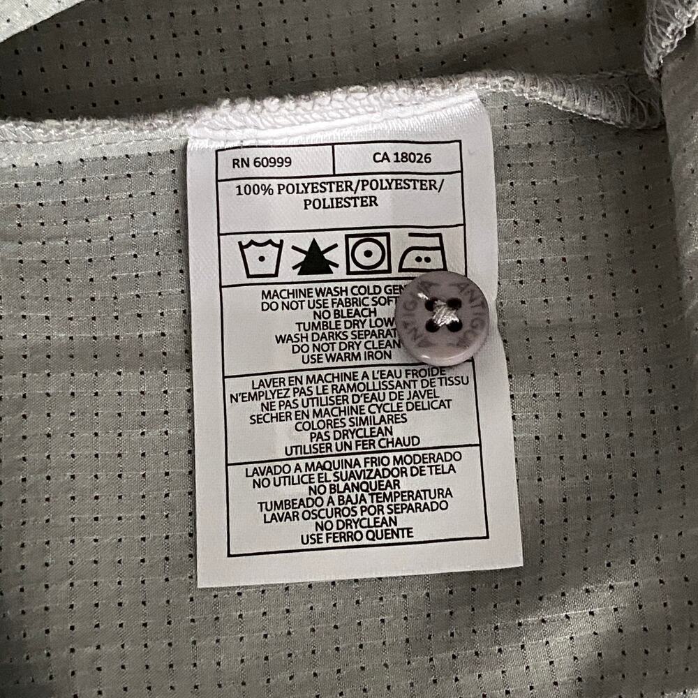 Antigua Texas A&M Shirt Activate Woven Short Sleeve Button-Up Shirt Gray NEW - Picture 12 of 14
